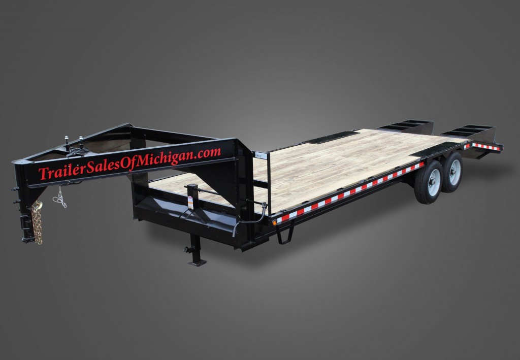 20,000 GVWR Flatbed Gooseneck Trailer - Trailer Sales of Michigan!